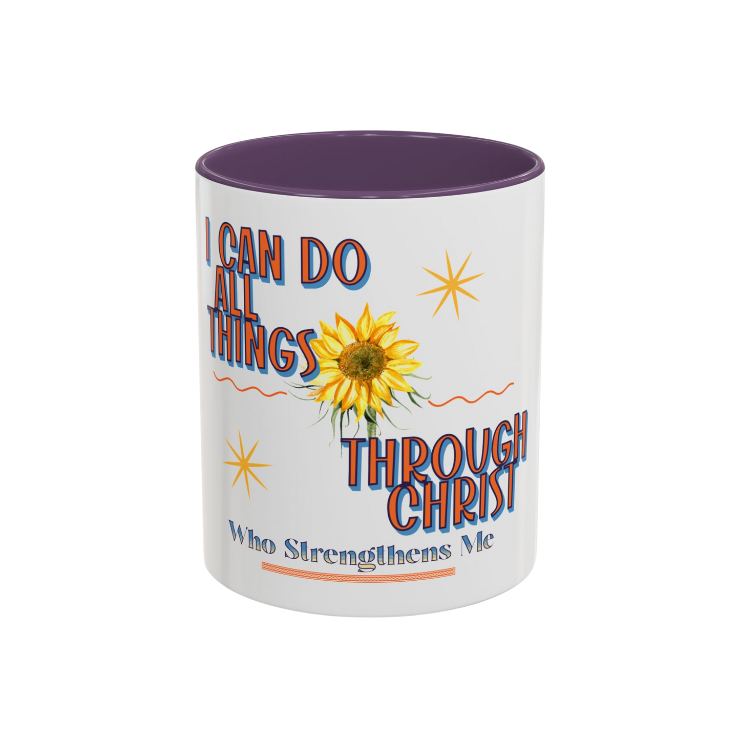 I Can Do All Things Through Christ Christian Coffee Cup