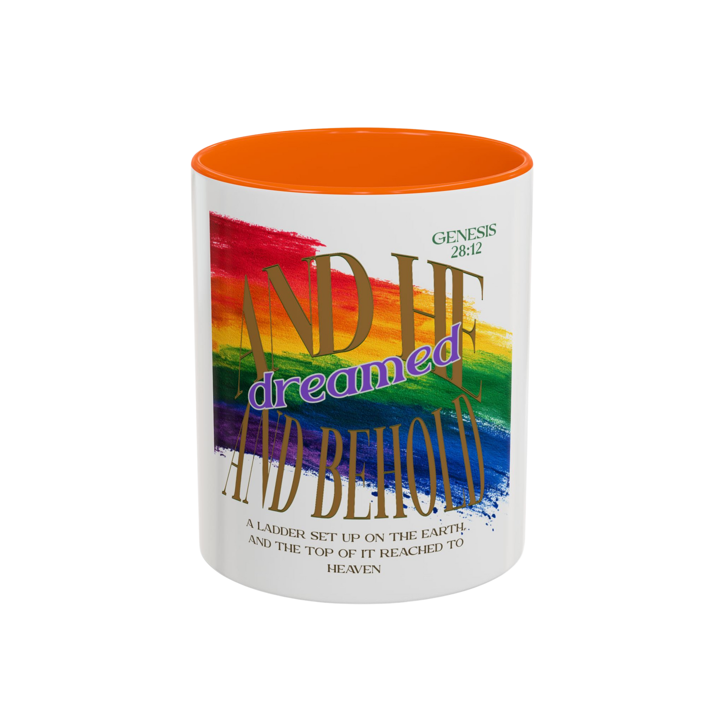 And He Dreamed Christian Coffee Cup