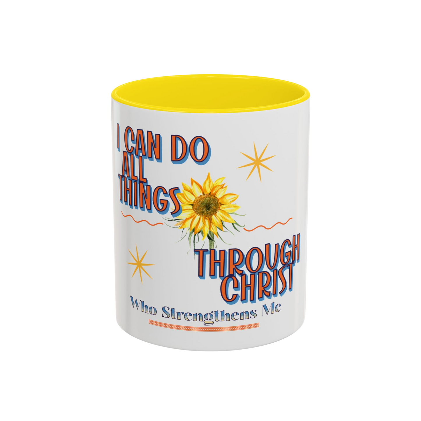 I Can Do All Things Through Christ Christian Coffee Cup