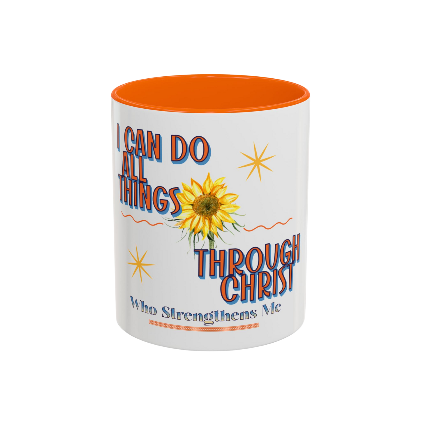 I Can Do All Things Through Christ Christian Coffee Cup