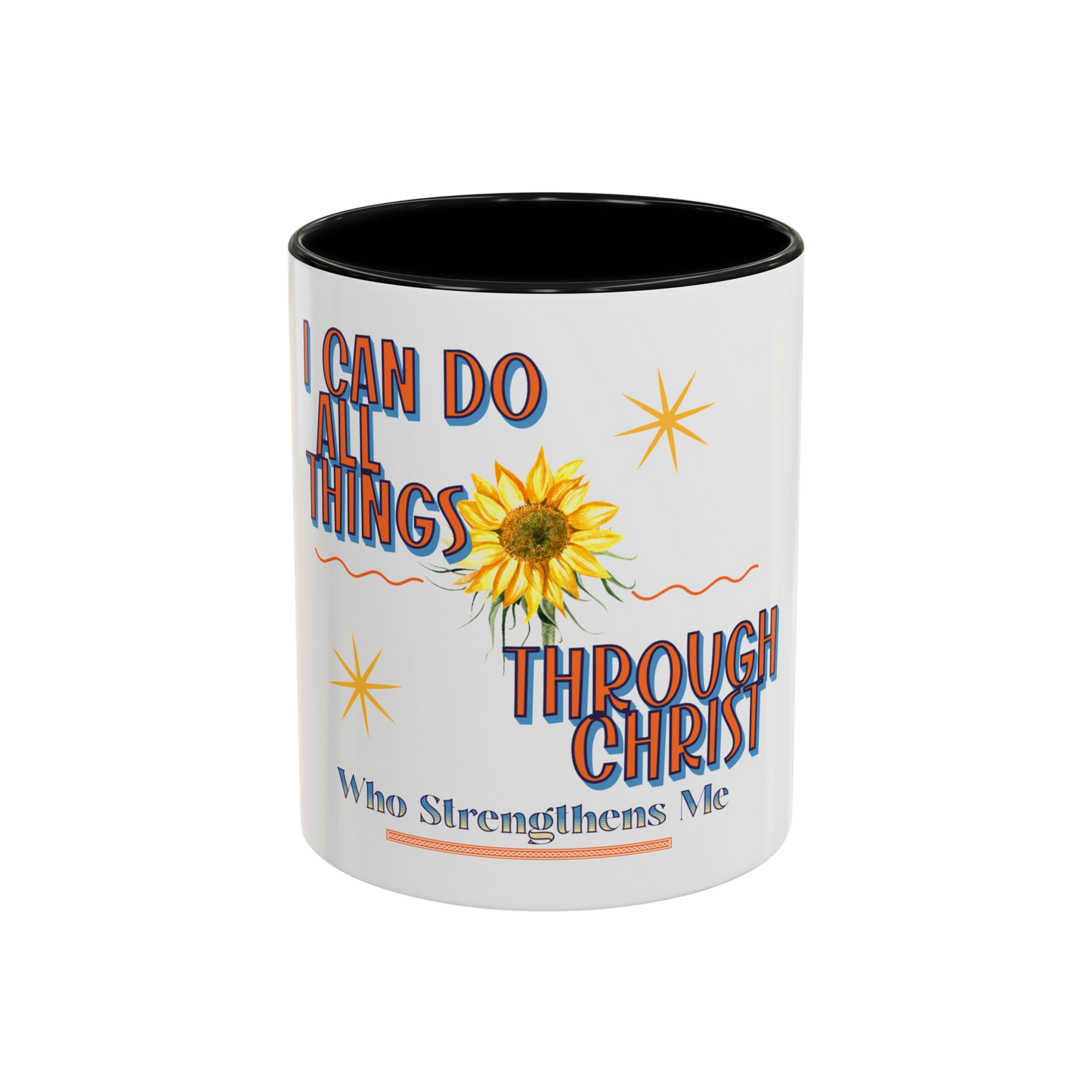 I Can Do All Things Through Christ Christian Coffee Cup