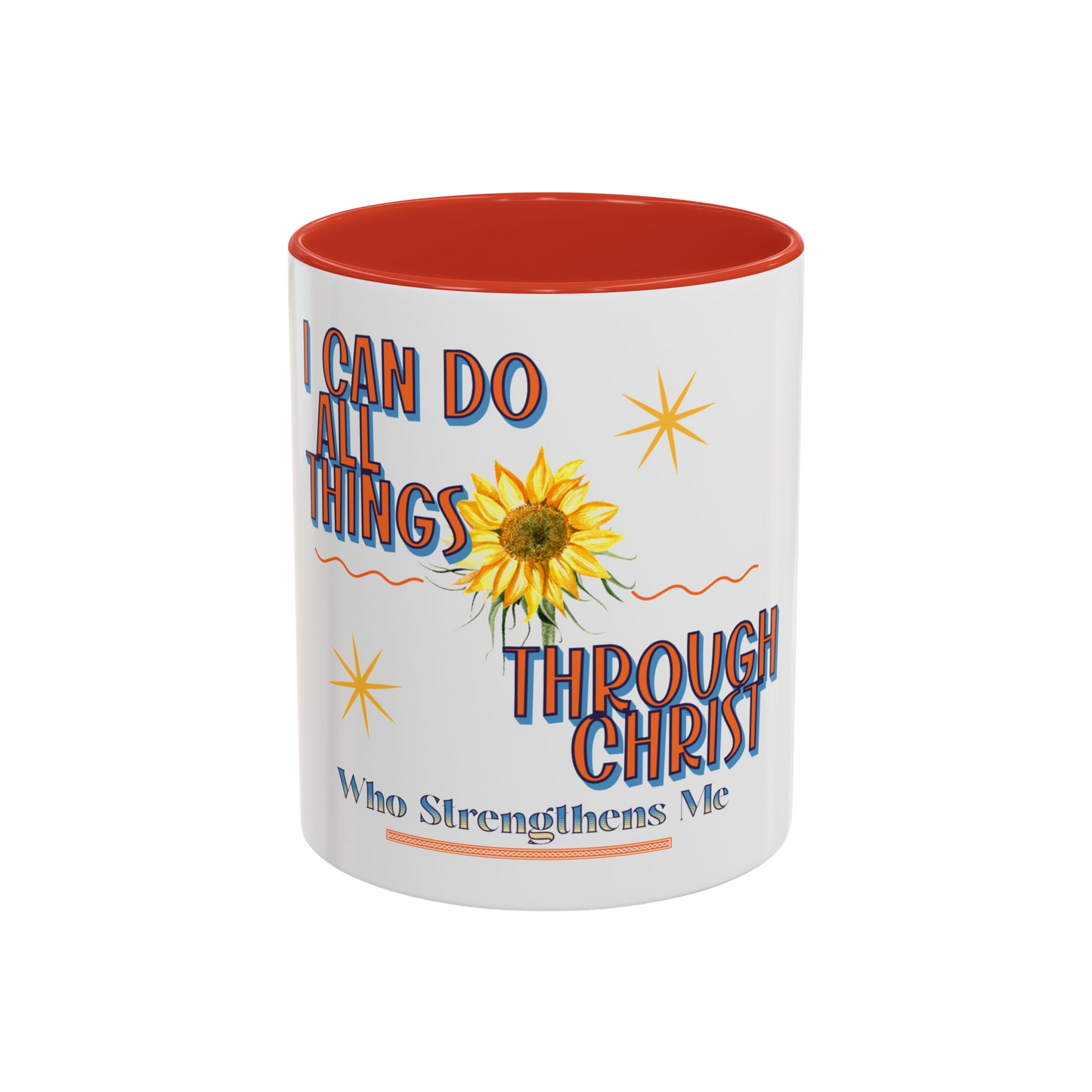 I Can Do All Things Through Christ Christian Coffee Cup