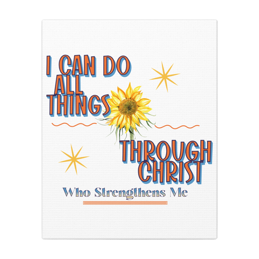I Can Do All Things Through Christ Scripture Print
