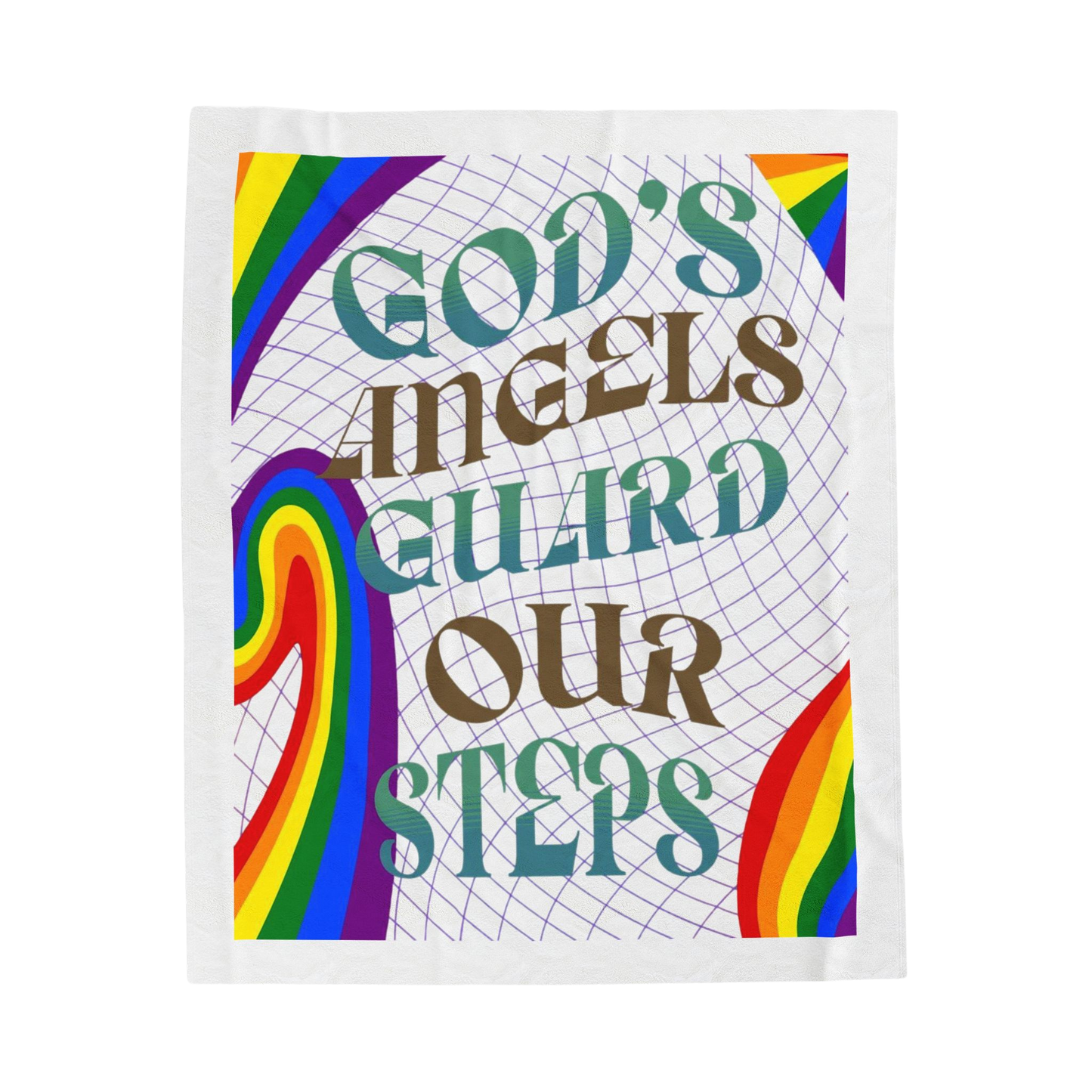 God’s Angels Guard Our Steps Scripture Throw