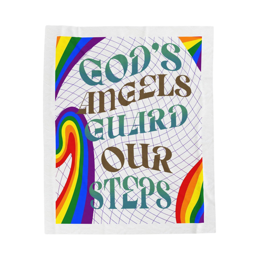 God’s Angels Guard Our Steps Scripture Throw