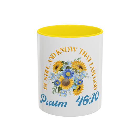 Be Still and Know Christian Coffee Cup