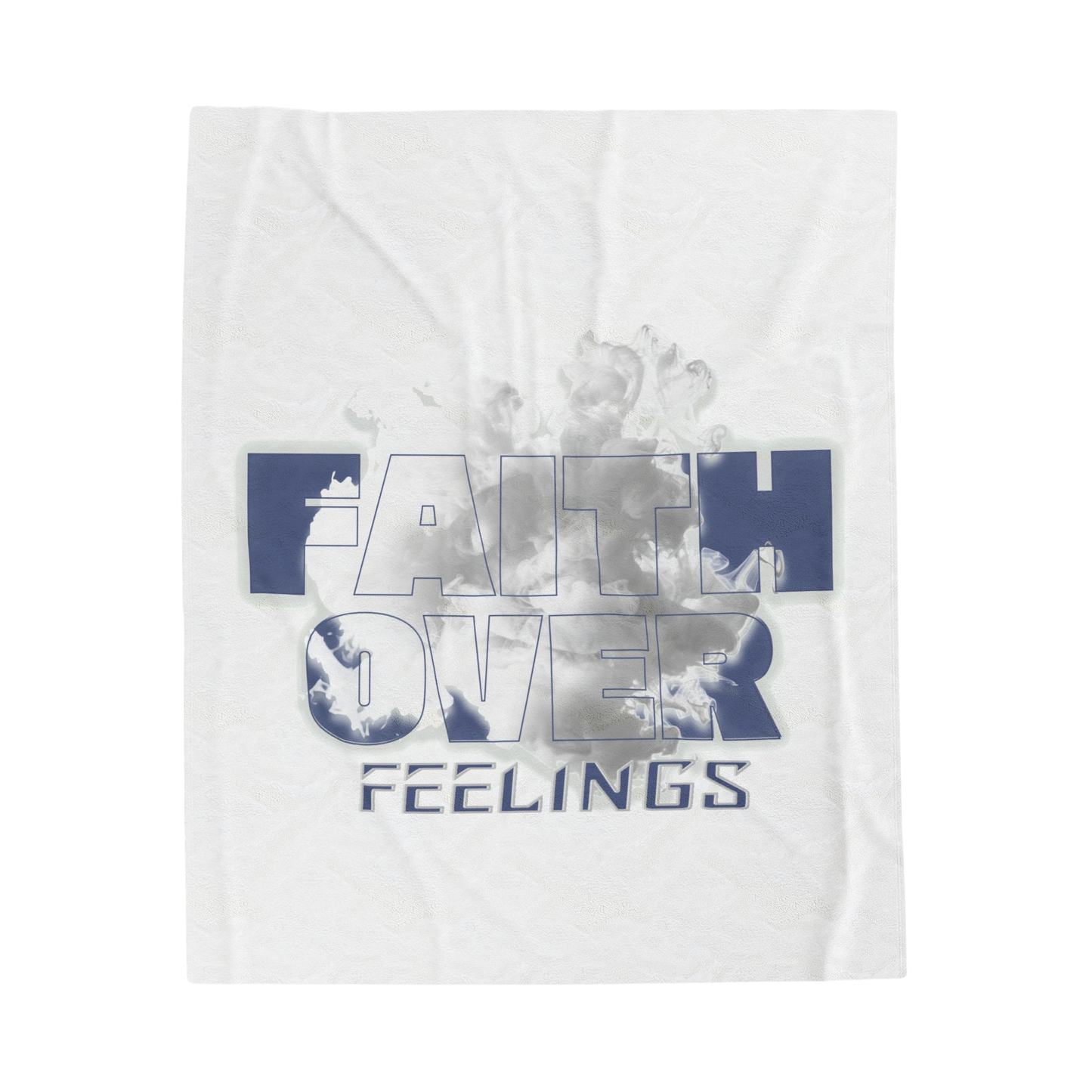 Faith Over Feelings Comfort Scripture Throw