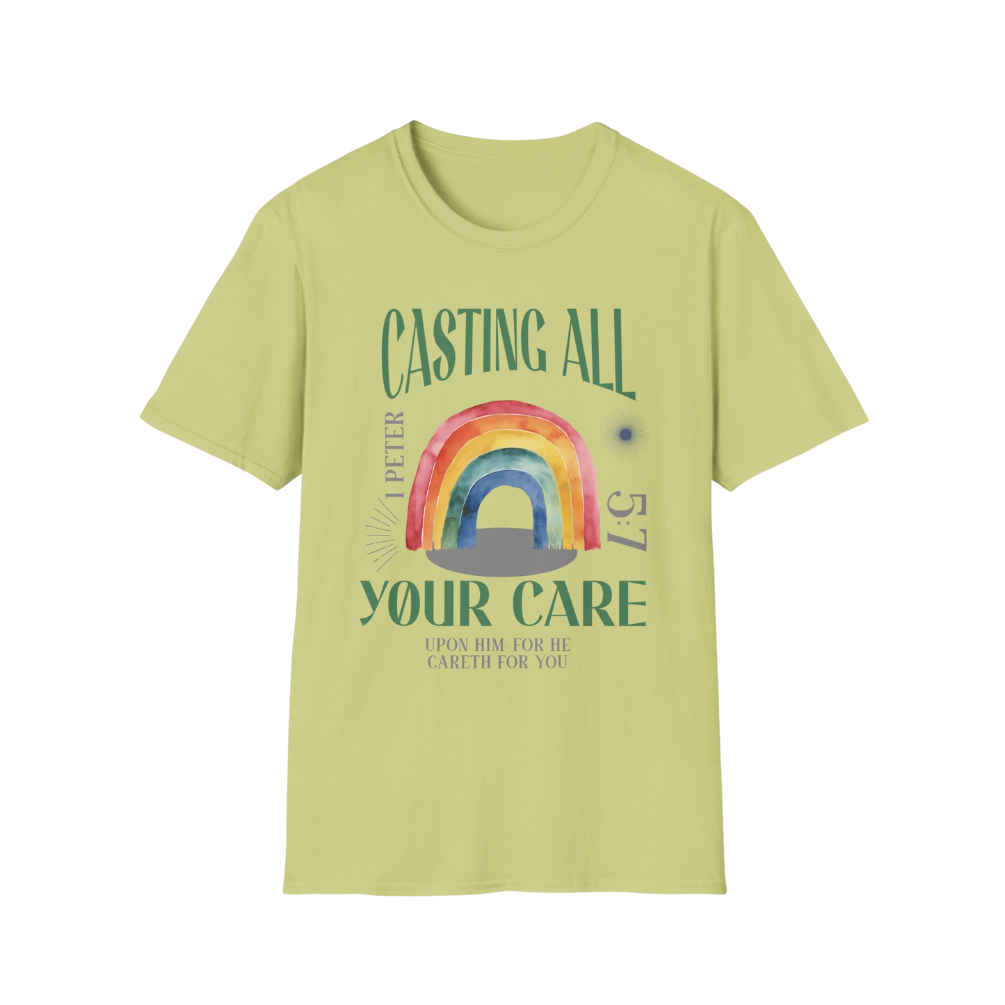 Casting All Your Cares Faith-Based Apparel for Women & Men