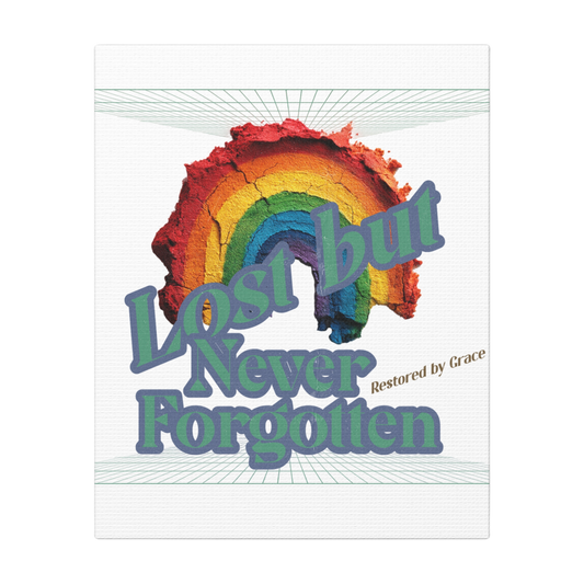 Lost But Never Forgotten Scripture Print