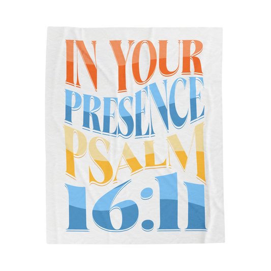 In Your Presence Scripture Throw