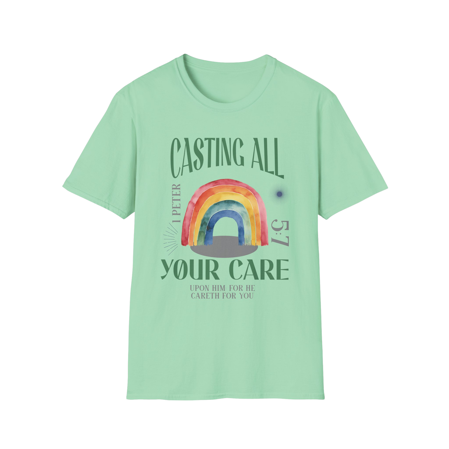 Casting All Your Cares Faith-Based Apparel for Women & Men