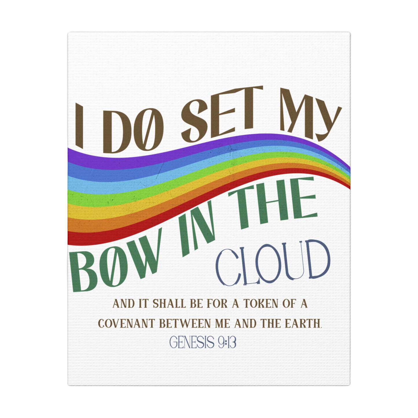 In the Clouds Scripture Print