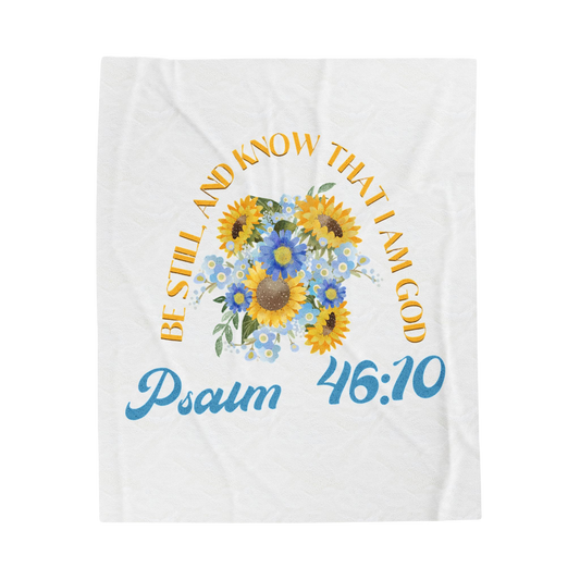 Be Still and Know Scripture Throw