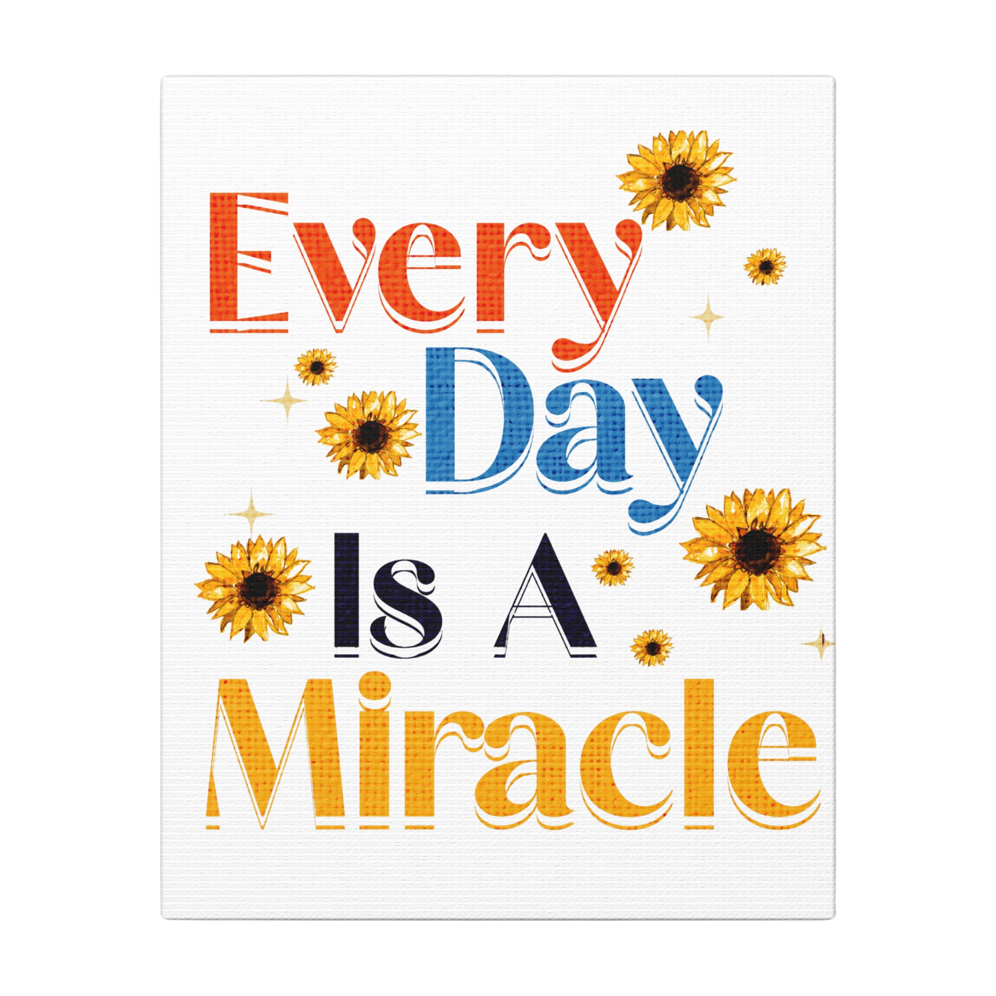 Every Day is a Miracle Scripture Print