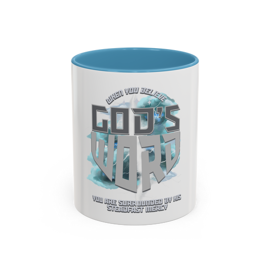 Believe God’s Word Christian Coffee Cup